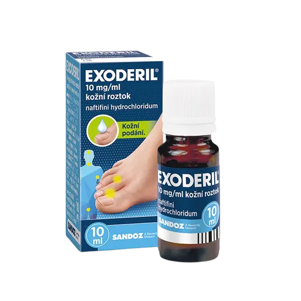 EXODERIL ® 10 mg/ml kožní roztok, 10 ml