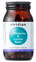VIRIDIAN L-Theanine & Lemon Balm 90 kapslí