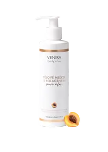 VENIRA Tělové mléko s kolagenem meruňka 250 ml
