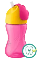 PHILIPS AVENT Hrneček s brčkem Bendy dívka 300 ml