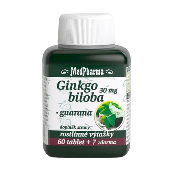 MEDPHARMA Ginkgo biloba+Guarana 67 tablet