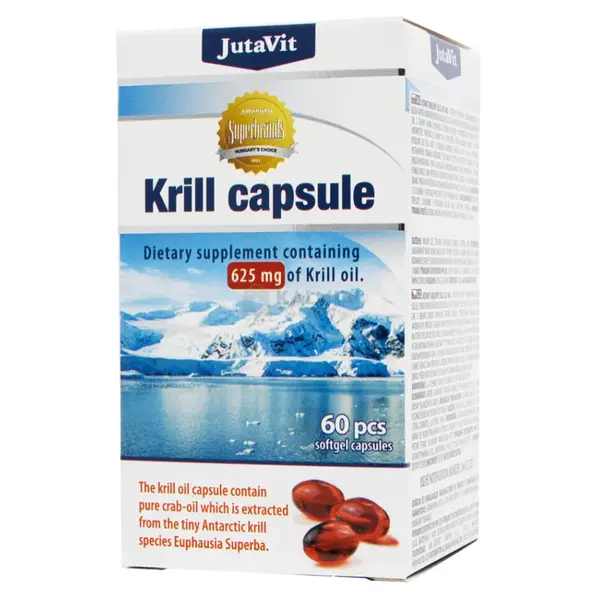 JUTAVIT Krilový olej 625 mg 60 kapslí