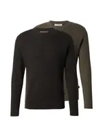 Jack & Jones Premium Sveter 'JPRBLUBARKLEY'  hnedá / čierna