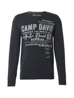 CAMP DAVID Sveter  svetlosivá / čierna