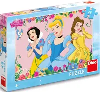 Puzzle Rozkvetlé princezny 48 dílků (poškozená)