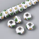 Opaque Resin European Beads