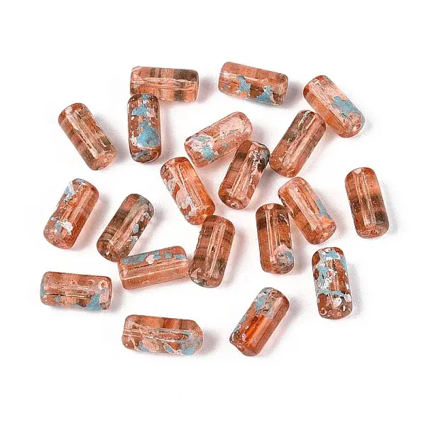 Picasso Transparent Glass Bugle Beads