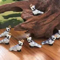 Spray Painted Opaque Resin Pendants