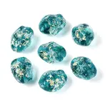 Handmade Foil Glass Beads Strands