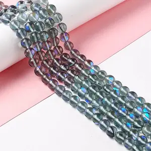 Synthetic Moonstone Beads Strands