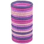 Polymer Clay Heishi Surfer Stretch Bracelets Set