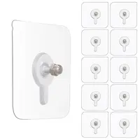 36Pcs Acrylic Traceless Hook Hangers