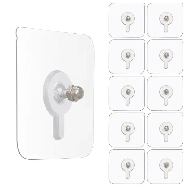 36Pcs Acrylic Traceless Hook Hangers