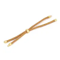 Braided Cotton Cord Slider Bracelet Making