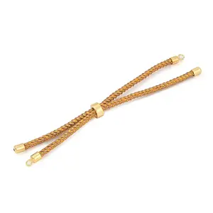 Braided Cotton Cord Slider Bracelet Making