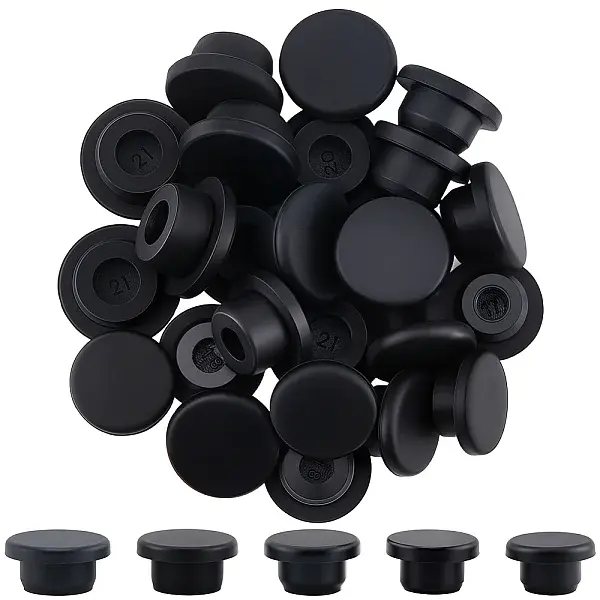 30Pcs 5 Styles Silicone Hole Plugs