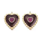 304 Stainless Steel and Enamel Pendants