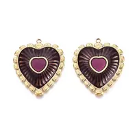 304 Stainless Steel and Enamel Pendants