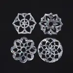 Custom Flower Shape Waterproof PVC Laser Adhesive Stickers