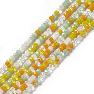 Electroplate Glass Beads Strands