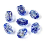 Handmade Foil Glass Beads Strands