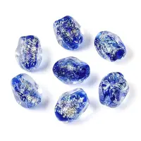 Handmade Foil Glass Beads Strands