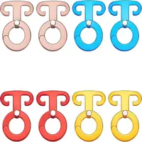 8Pcs 4 Colors Aluminum Alloy Guyline Cord Adjuster