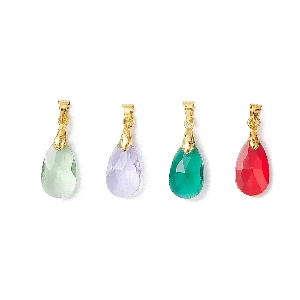Brass Glass Pendants