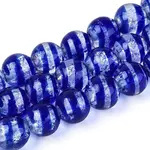 Handmade Foil Glass Beads Strands