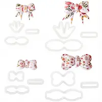 4 Sets 4 Styles Plastic Clay Pressed Molds