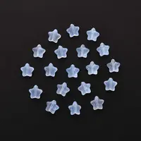 20Pcs Transparent Glass Beads