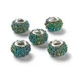 AB Color Resin Rose Flower European Beads