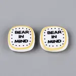 Printed Opaque Resin Beads