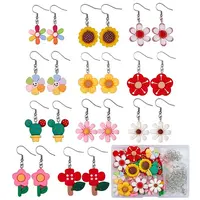 DIY 3D Flower Dangle Earring Making Kit