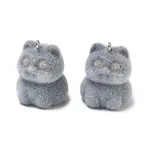 Flocking Opaque Resin Pendants