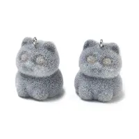 Flocking Opaque Resin Pendants