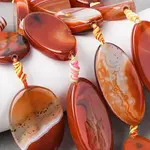 Natural Banded Agate Beads Strands