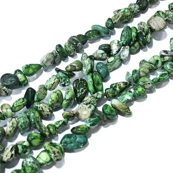 Natural Imperial Jasper Bead Strands