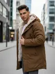 Zimní pánská parka s kapucí