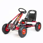 Baby Mix Dětská šlapací motokára Go-kart  Razor červená