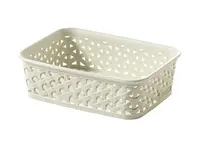Curver Košíček Rattan Y Style A6 1 ks krémový