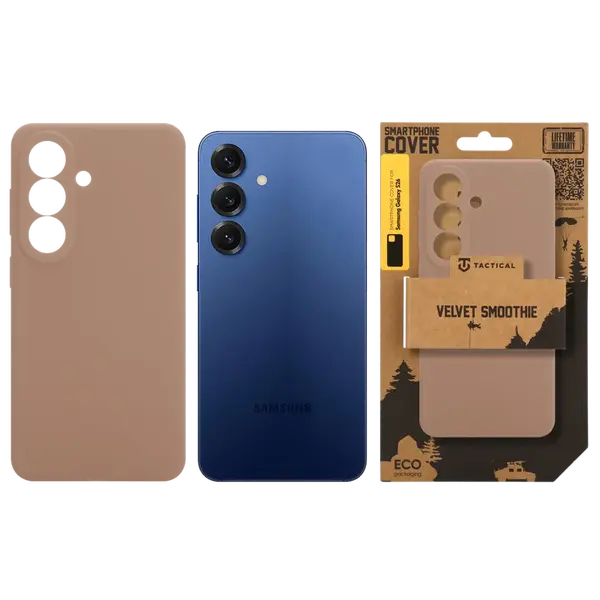 Zadní kryt Tactical Velvet Smoothie pro Samsung Galaxy S26, mocha mousse