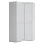 Skriňa Novi NVIS03 rohová 2D biela alpin/pvc biela supermat