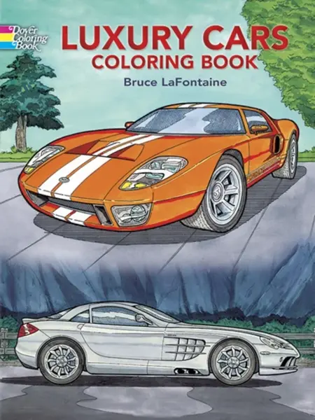 Luxury Cars Coloring Book - Bruce LaFontaine