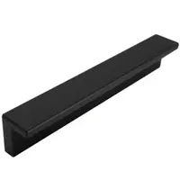 Nábytková úchytka plastová UPLL L-140 96 čierna matná