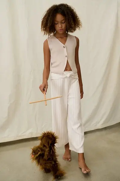 Detské nohavice s prímesou ľanu Mayoral