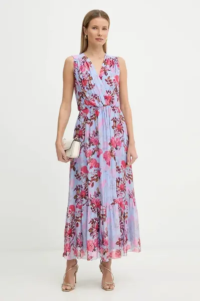 Šaty s příměsí hedvábí Fracomina