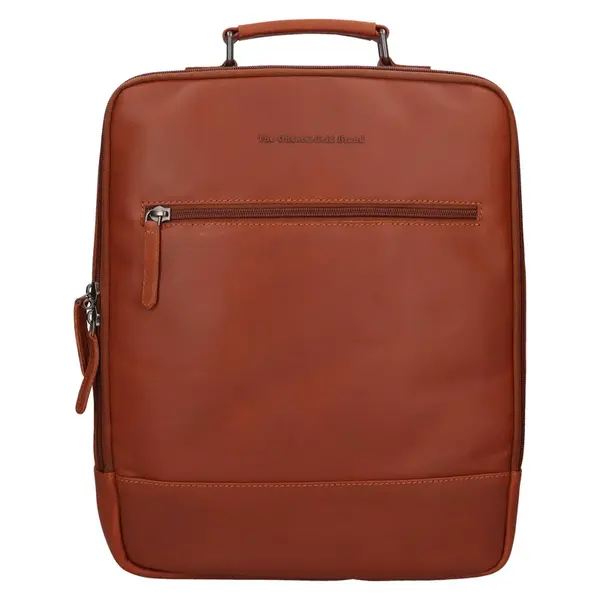 Cestovní kožený batoh The Chesterfield Brand Jamaica - koňak