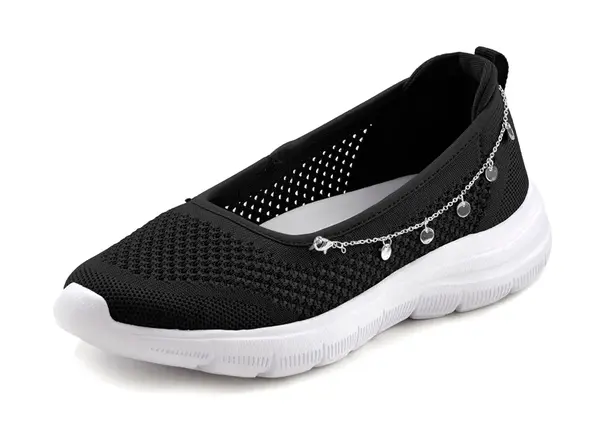 LASCANA Baleríny  čierna / strieborná