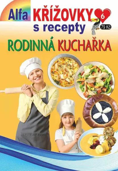Křížovky s recepty  6/2025 - Rodinná kuchařka